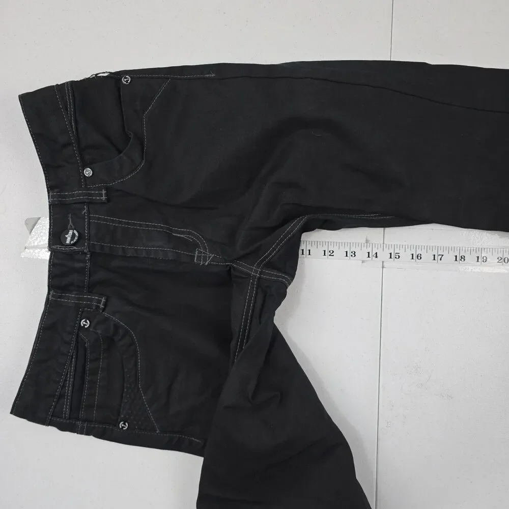 Montero straight jeans 30x32‎ mens dark wash black 4824